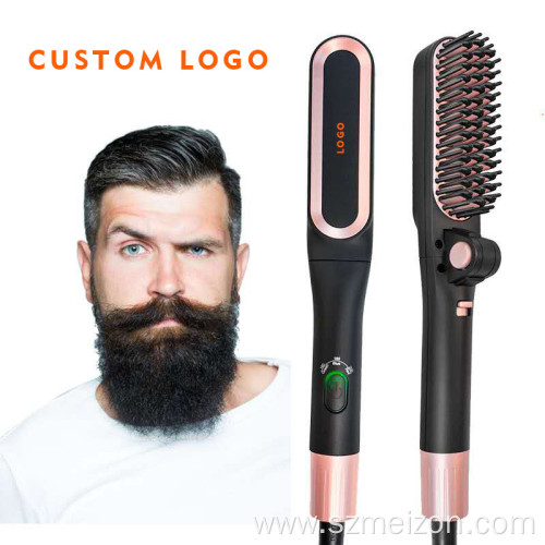 men beard straightener women Quick Heated Comb